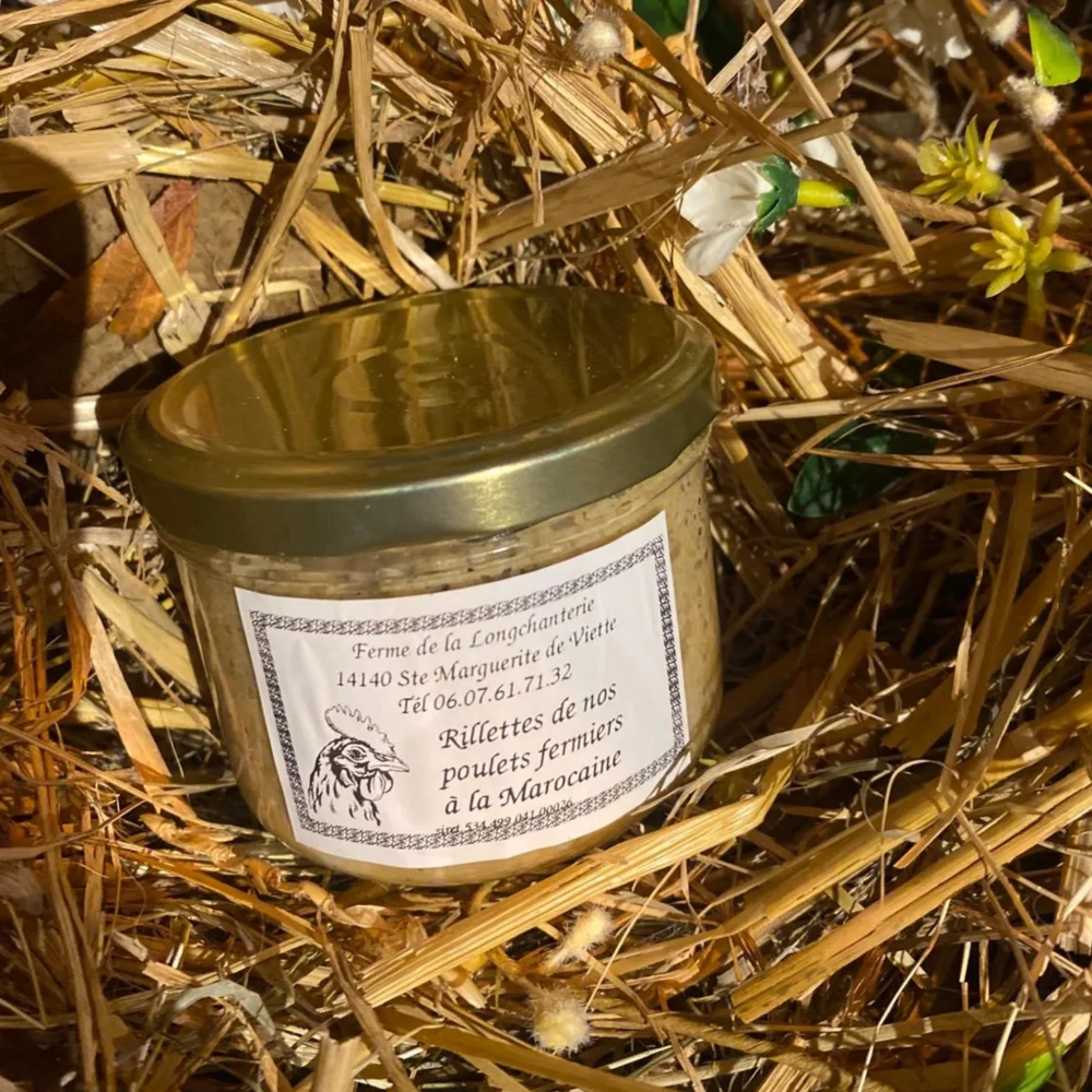 Rillettes de poulet à la marocaine