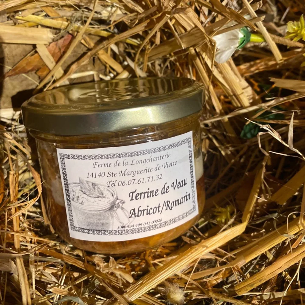 Terrine de veau abricot romarin