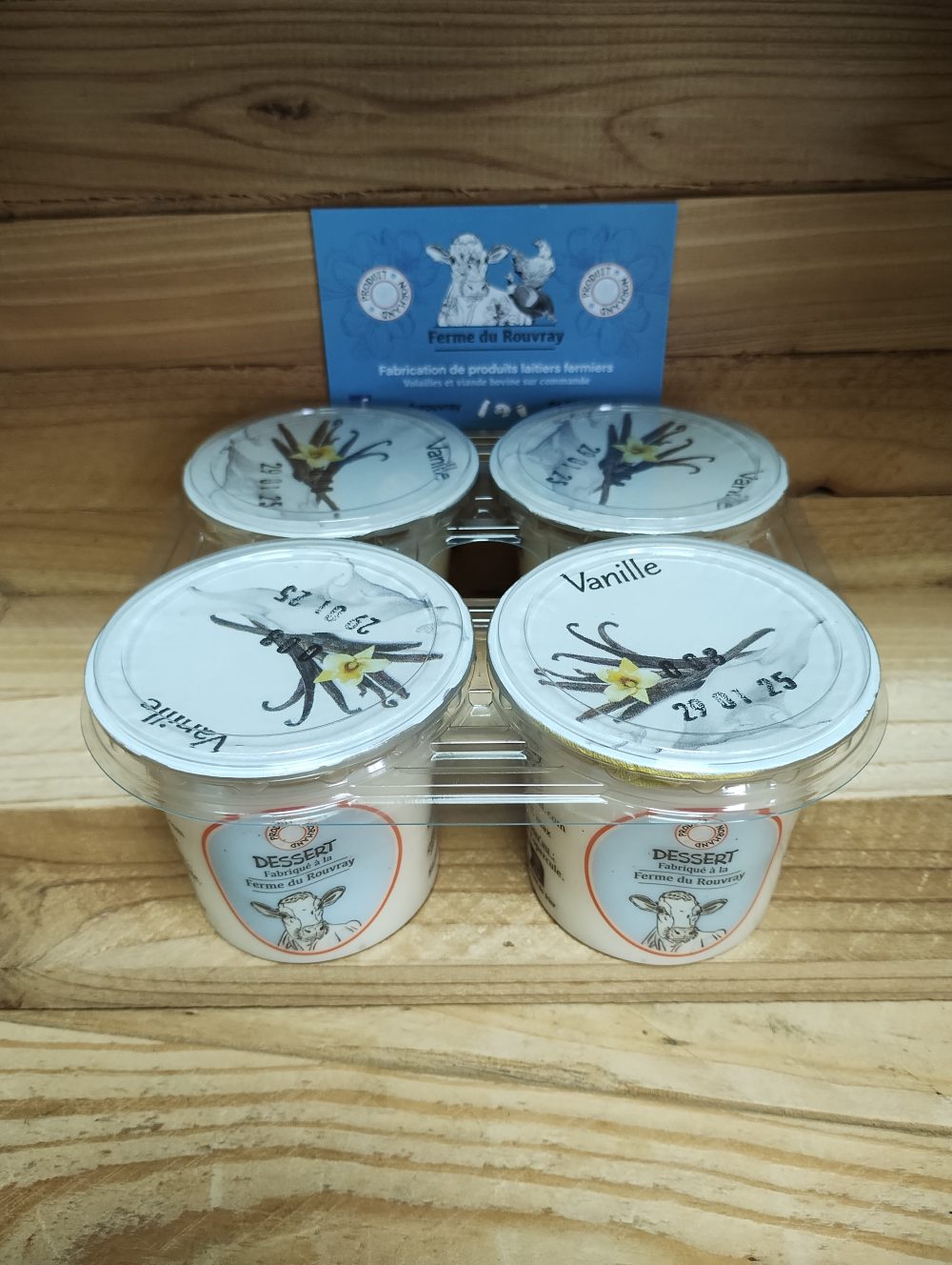 Crèmes dessert à la vanille (4X100g)