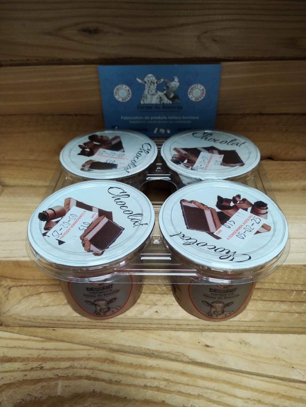Crèmes dessert au chocolat (4X100g)