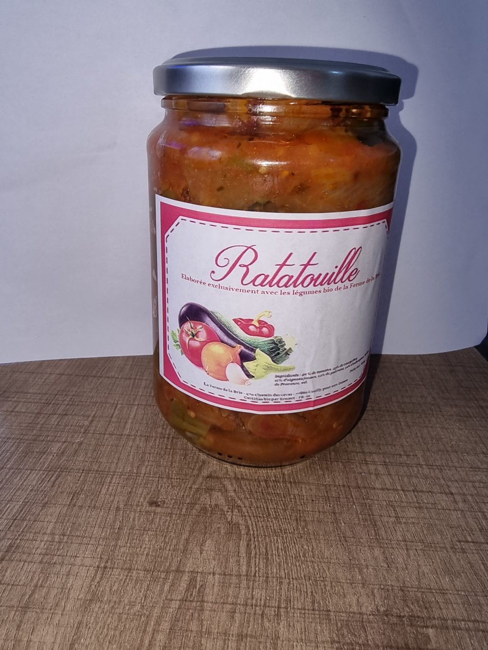 Ratatouille (avec nos légumes bio)